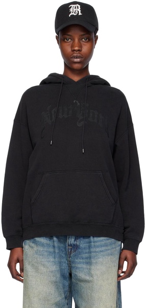 Black 'New York' Hoodie