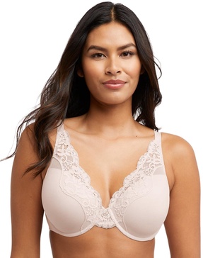 Bali Women's One Smooth U Lace Underwire Bra, Comfort Stretch Full-coverage Convertible Bra