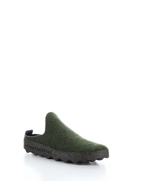 come clogs in military green