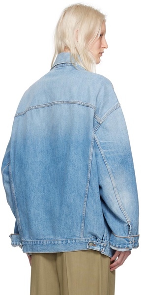 Blue Oversized Denim Jacket