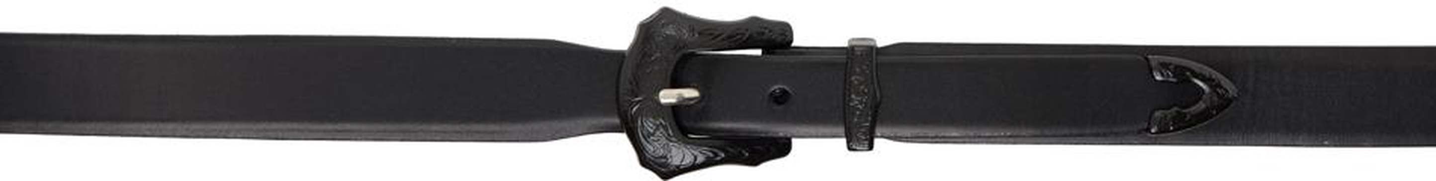 Black Pin-Buckle Belt