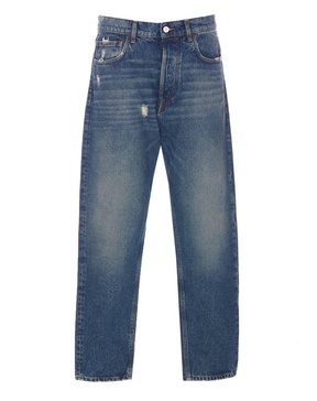 Amish Straight-Leg Distressed Jeans