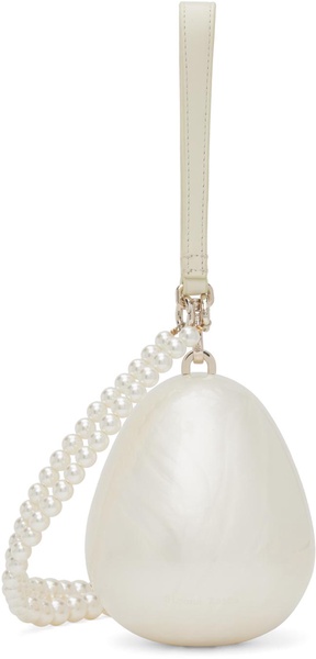 Off-White Micro Pearl Egg Bag