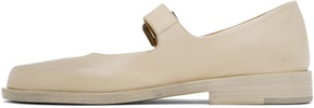 Beige Mary Jane Loafers