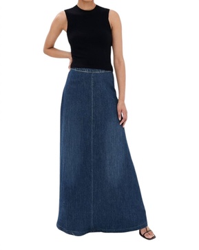 astrid denim skirt in classic wash