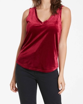 acacia tank top in berry pie