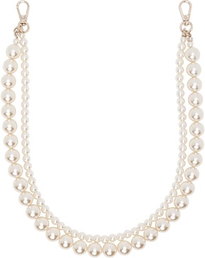 White Pearl Bag Strap