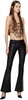 Black Roxy Faux-Leather Trousers