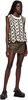 Brown Emma Faux-Leather Miniskirt