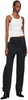 Black Belted Shell Trousers