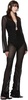 Black Drape Gather Trousers