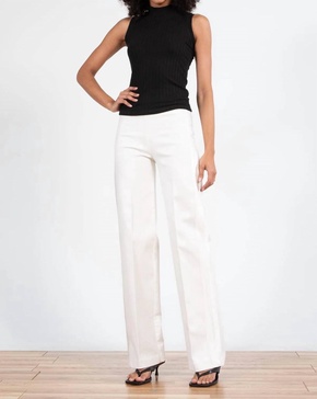 flavia pant in off white