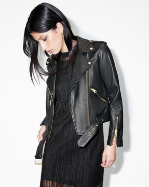 Balfern Leather Biker Jacket