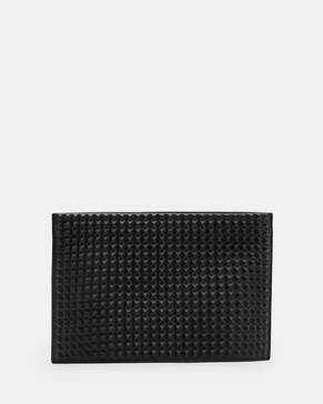 Bettina Studded Leather Clutch Bag