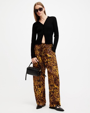 Tyler High Rise Abstract Print Pants