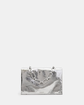 Yua Leather Removable Chain Clutch Bag