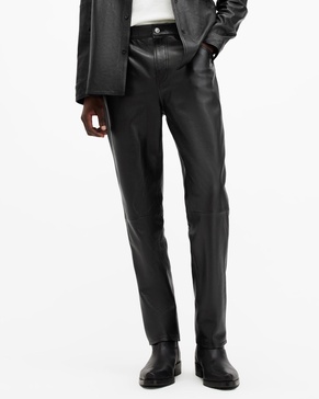 Lynch Straight Fit Leather Pants