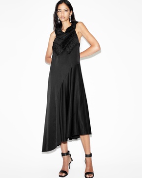 Mahree Gathered Slim Fit Midi Dress