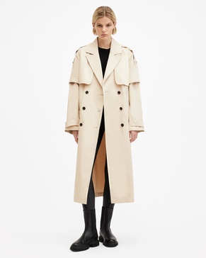 Clyde Trench Coat With Removable Sleeves