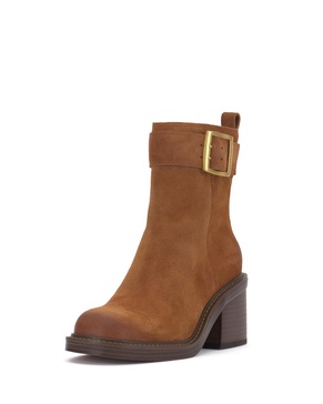 Vince Camuto Women's Bembonie Stacked Heel Bootie Ankle Boot