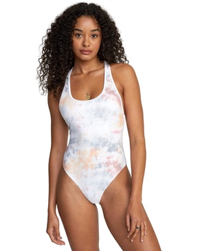 RVCA Women's Standard Cheeky One Piece Swimsuit