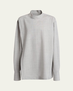 Flavia Long Sleeve Wool Top