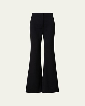 Courtney Wool Crepe Bootcut Pants