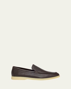 Men's Summer Walk Elk Leather Loafers