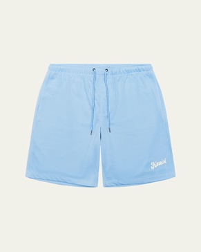 Men's Solid Mesh Shorts