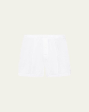 Men's Sporty Mercerized Cotton Boxers