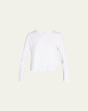 Maya Long-Sleeve Cotton T-Shirt