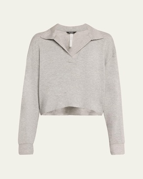 Joan Fleece Polo Sweatshirt