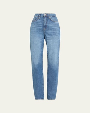 Ms. Triarchy V-High Rise Straight-Leg Jeans