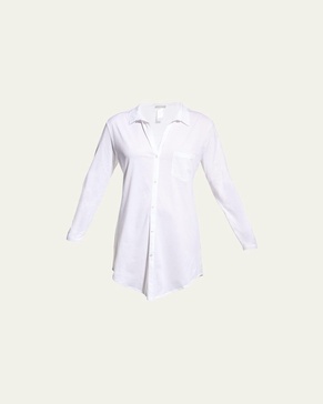 Cotton Deluxe Boyfriend Sleepshirt