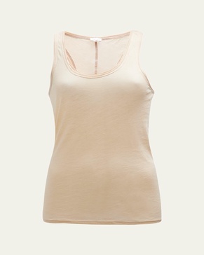 Racerback Organic Cotton Jersey Tank Top