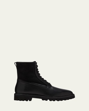 Men's Gitano Weatherproof Leather and Suede Lace-Up Boots