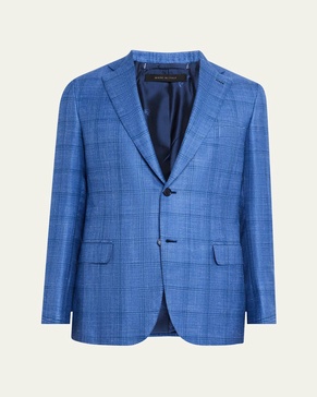 Men's Windowpane Sport Coat