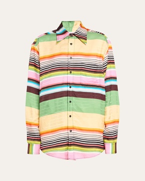 Cassette Stripe Relaxed Shirt