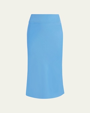 Bias Slip Midi Skirt