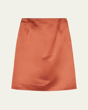 Silvia Cashmere Silk Duchesse Skirt