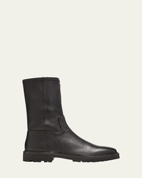 Danny Lambskin Lug-Sole Mid Boots