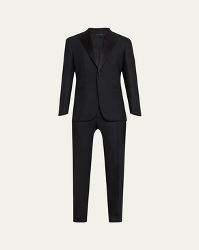 Men's Solid Wool Tuxedo