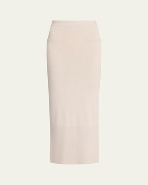 Gia Ribbed Midi Skirt