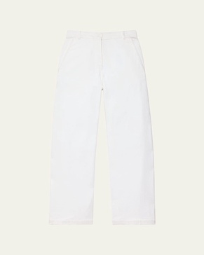 Carpenter Denim Wide-Leg Pants