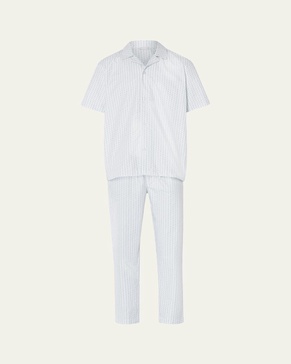 Men's Carl Cotton Short-Sleeve Pajama Set