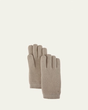 Cashmere Crochet Gloves