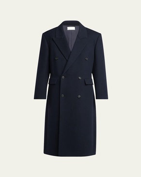 Men's Velasco Double-Breasted Overcoat