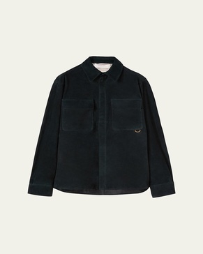 Men's Suede Overshirt