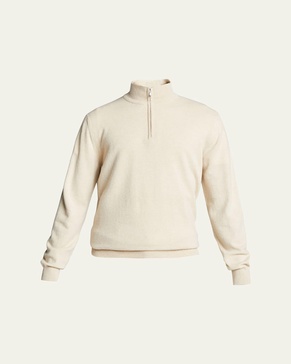 Men's Classic Baby Cashmere Mezzocollo Sweater