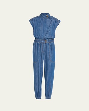 Hoss Lightweight Chambray Jumpsuit